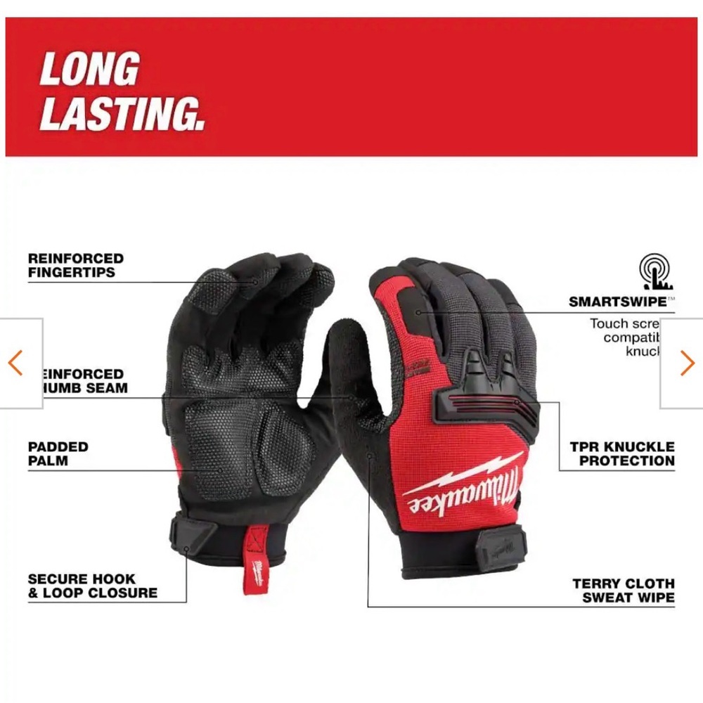 Milwaukee Work Gloves + Hat Bundle - image 7